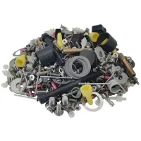 Sortiment mechanische Bauteile und Schrauben, 1kg