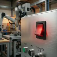Kontroll-Wippschalter 30x22mm | 2-polig EIN/AUS 20A 250VAC | Rot Steck/Schraub