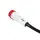 SIGNAL-LUX 41 Signallampe mit Anschlusslitzen | Einbau-Ø 12mm | 250V Neon Rot