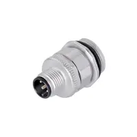BINDER Serie 713 M12 Steckverbinder, Flanschstecker,...