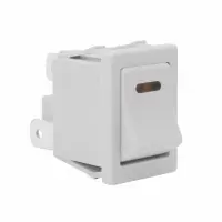 Kontroll-Wippschalter 19x13m 2-polig EIN/AUS 10A 250VAC...