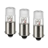 Neon-Signallampe (Glimmlampe) mit Bajonett-Sockel BA9s,...