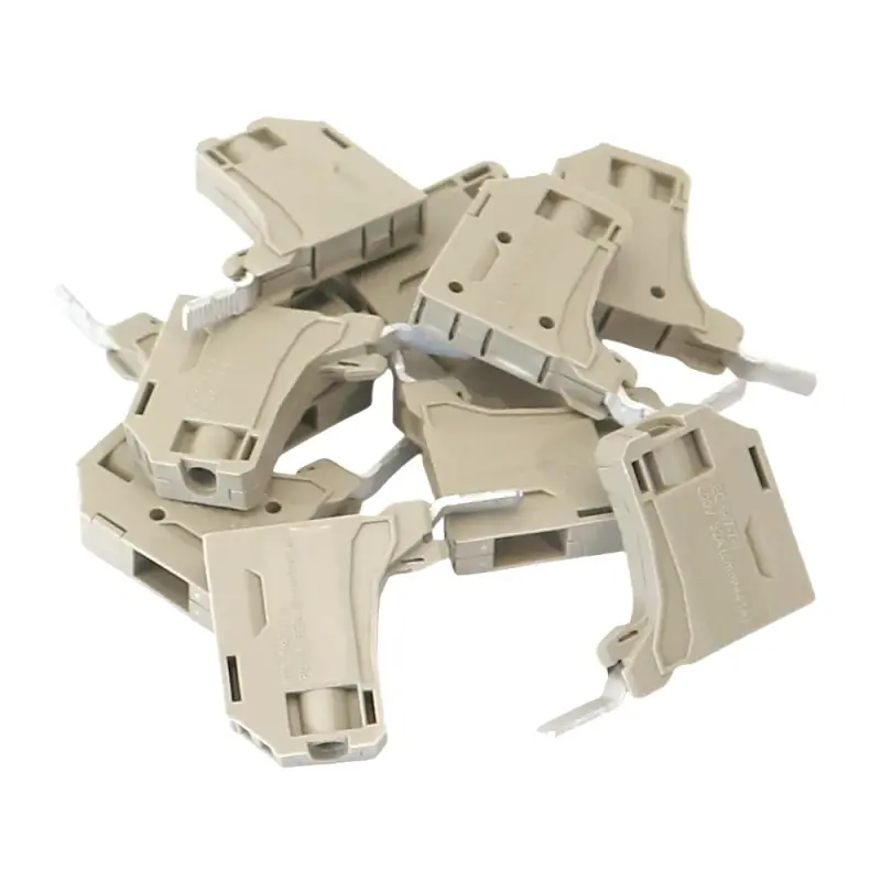 CONTA-CLIP SMAG6/4BG Messabgriffsklemme | 4mm², Schraubklemmen, beige | 10 Stück