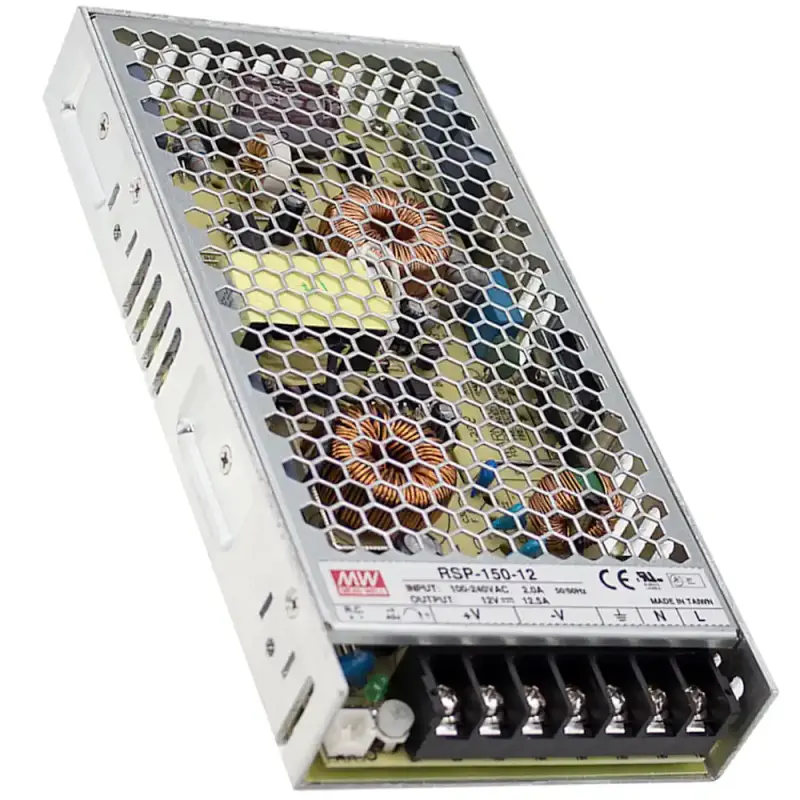 MEAN WELL Serie RSP-150 Netzteile, 1U (H 30mm), PFC, 150W