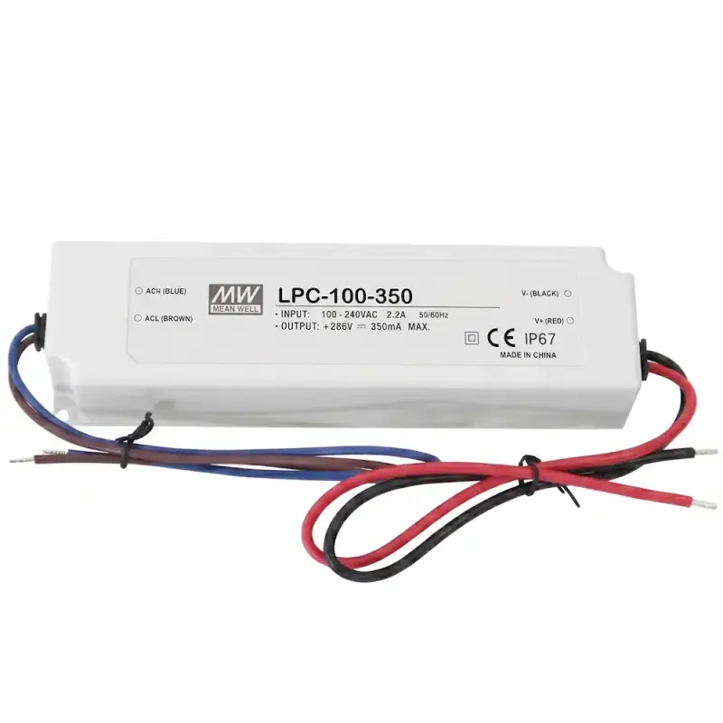 MEAN WELL Serie LPC-100-xx Konstantstrom LED-Treiber, IP67 | 100W