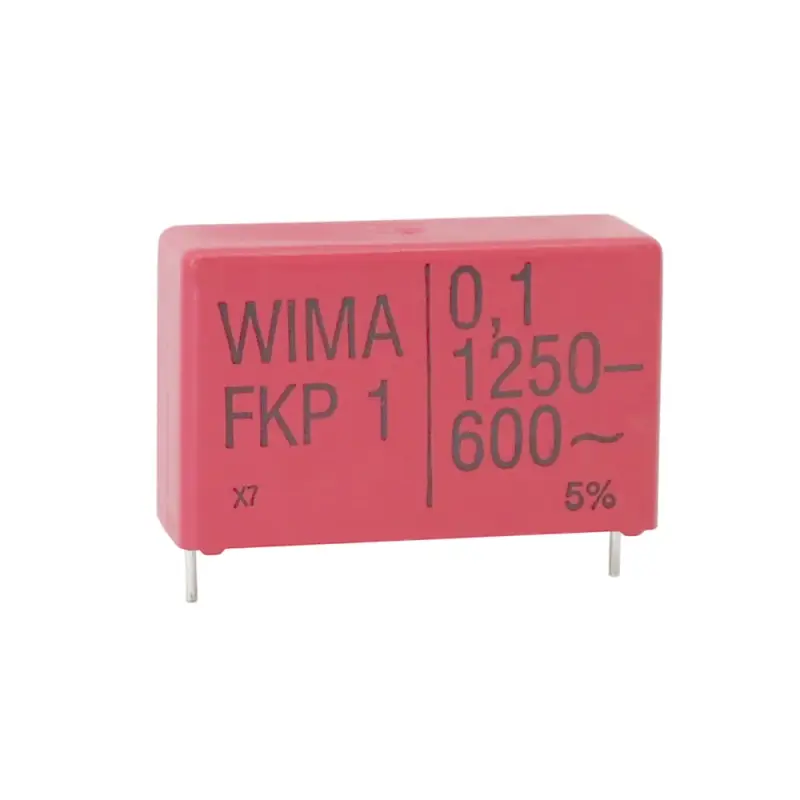 WIMA FKP-1 Folienkondensator hochimpulsfest | 0,1µF 5% 1250VDC RM37,5
