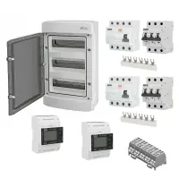 Feuchtraum-Verteilersets Wallbox mit Smartmeter | 11-22kW...