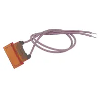 Signallampe 22x10mm 250VAC Orange | Neon T125...