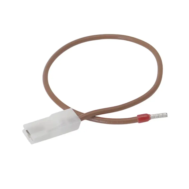 Brücke 1,5mm² 230mm | 6,3mm Flachsteckhülse/Aderendhülse | Braun 10 Stück