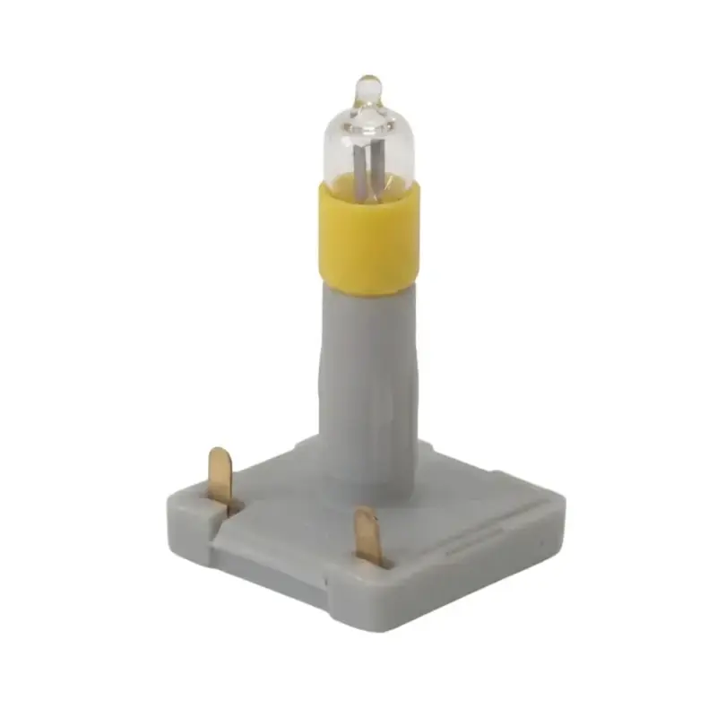 B&J 8352 Steck-Glimmlampe für Schalter/Taster | 250VAC 1,0mA | 19x19mm Gelb