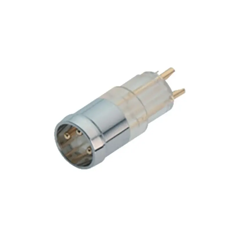 BINDER Serie 718 M8 Steckverbinder IP65 | Einbaustecker schirmbar 4-polig