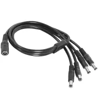 DC-Hohlstecker Verteilerkabel 5,5/2,1mm | Kupplung zu 4x...