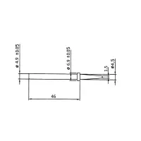 Ersatz-Lötspitze mit Schaftdurchmesser 4,9mm, L...