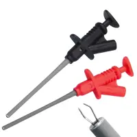 Klemmprüfspitzen-Paar Rot/Schwarz | 4mm...