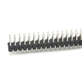 Stiftleiste, 2-reihig, RM2,54mm, gerade, 80-polig, verzinnt