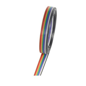 Flachbandleitung, farbig, RM1,27mm, 3m, 10-polig