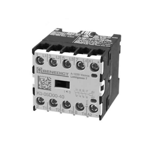 BENEDICT K0-05D00-40 230 Mikro-Leistungsschütz, 4 Schließer, 230V~, 2,2kW