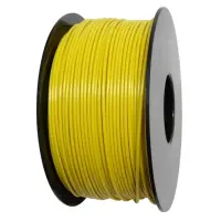 YV Schaltdraht 0,8mm Kupfer verzinnt | 100m Spule Gelb