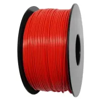 YV Schaltdraht 0,8mm Kupfer verzinnt | 100m Spule Rot