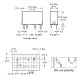 OMRON G6D-1A-ASI DC24 PCB Leistungsrelais, 24V-, 1 Schließer, 5A, 250V~/30V-