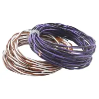 Schaltlitzen-Set 2x0,5mm² verseilt | 2x5m Ringe...