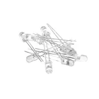 LED 5mm Rot klar | 20mA 1000mcd | 10 Stück