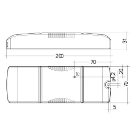 TRIDONIC LC 10W 150-400mA flexC SR EXC LED-Treiber, 10W, einstellbar, ready2mains