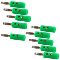 4mm Bananenstecker mit Schraubanschluss & Querloch,...