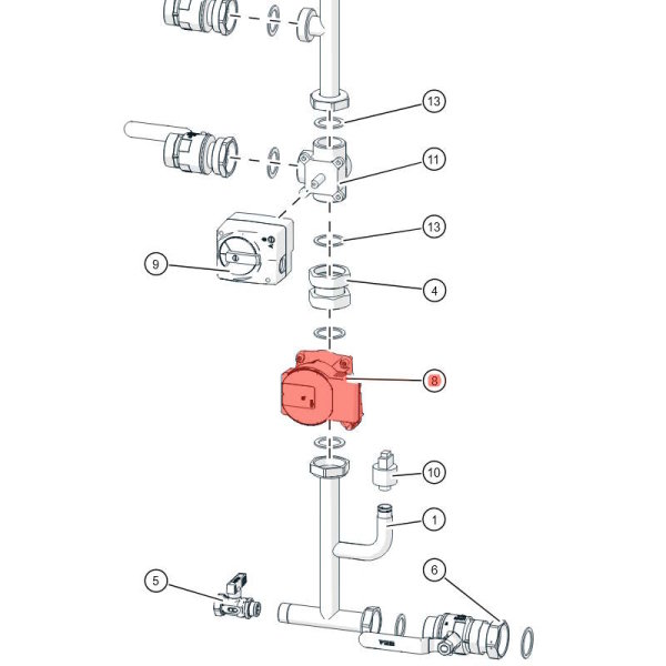 ETA PC 33-50 / eHACK 20-50 / ePE-K 20-50 Pumpen-Austausch-Set