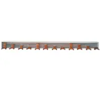 Gabel-Phasenschiene 10mm² 12TE | 4-polig L1-L2-L3-N