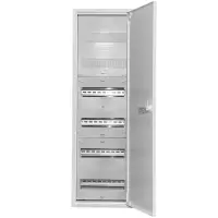 Aufputz Wandverteiler Komplettschrank IP43 | 1x6-reihig...