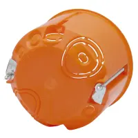 KAISER Hohlwand Gerätedose, Tiefe 49mm, Orange, 25 Stück