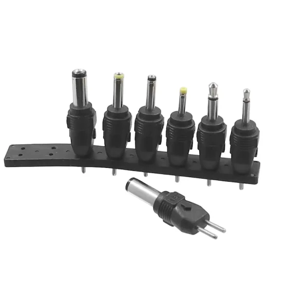 Netzteilstecker-Set mit 4,5mm Pin-Abstand, 7 Adapter (5x Hohlstecker/2x Klinkenstecker)