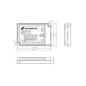 FSP050-1SZN1CP-W Konstantstrom-LED-Treiber, 50W, 350-1050mA, 1-10V dimmbar