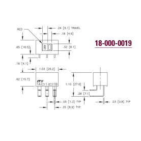 ITW SE-1022-VDE Netzspannung-Wahlschalter, 230V/115V,...