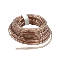 Lautsprecherkabel 2x0,75mm² | Transparent Kennstrich...