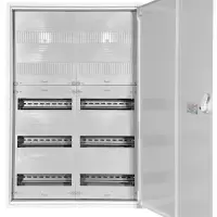 Aufputz Wandverteiler Komplettschrank IP43 | 2x5-reihig...