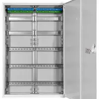 Aufputz Wandverteiler Komplettschrank IP43 | 2x5-reihig...