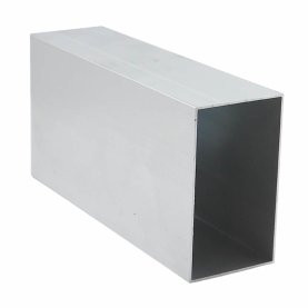 Aluminium Rechteckprofil, 80x50mm, Länge 162mm,...