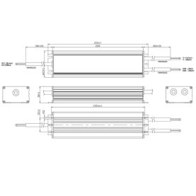 FSP150-FZAE(210)VG Konstantstrom-LED-Treiber, IP67, 150W, 1050-2100mA, 71V, 1-10V dimmbar