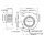 ORION FANS ODB9733-24HB Radiallüfter | 24VDC 16W 54m³/h | 97x94x33mm