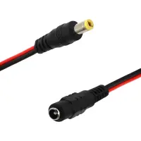 DC-Anschlusskabel mit Hohlstecker/Hohlkupplung 5,5/2,1mm...