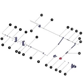 ETA TWIN 20-26 Gegenhalterung Druckfeder für...