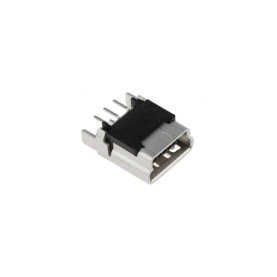 Mini-USB-Buchse, 5-polig, USB2.0, Typ B, Printmontage, stehend