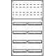 Aufputz Wandverteiler Komplettschrank, IP43, 2x6-reihig, 144TE (48TE Klemmraum)