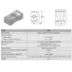 KUHNKE Universal Z396 Hutschienen-Relaissockel mit Schraubklemmen, 10A/300V~