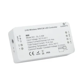 GLEDOPTO GL-C-006 ZigBee WW/CW LED-Controller, 12...24V-,...