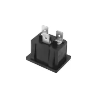 Kaltgeräte-Einbaustecker mit 6,3mm Flachstecker,...