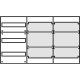 Aufputz Wandverteiler Komplettschrank, IP43, 1x3-reihig, 2x Mediafeld