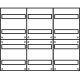 Aufputz Wandverteiler Komplettschrank, IP43, 3x4-reihig, 144TE (36TE Klemmraum)